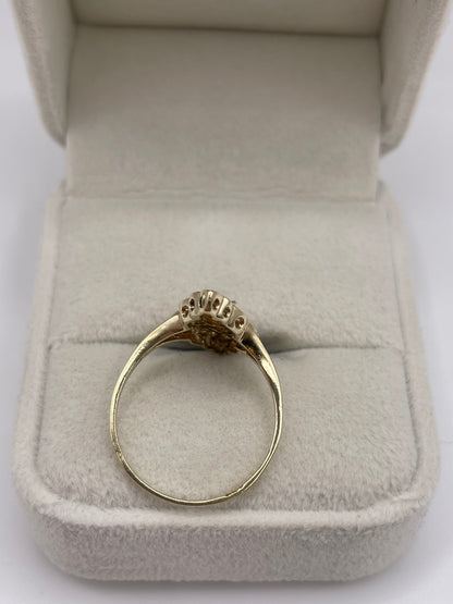 9ct gold opal ring