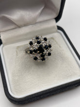 Load image into Gallery viewer, 9ct gold sapphire and diamond ring
