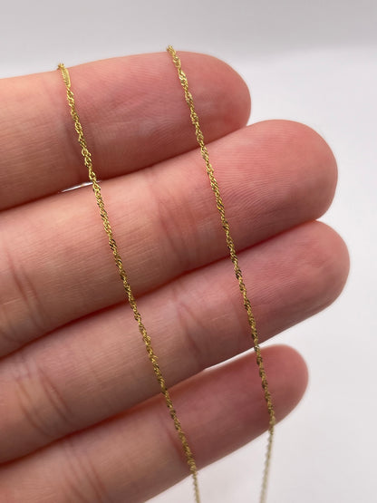 9ct gold chain 186