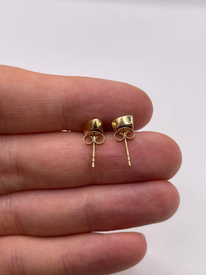 9ct gold tanzanite earrings
