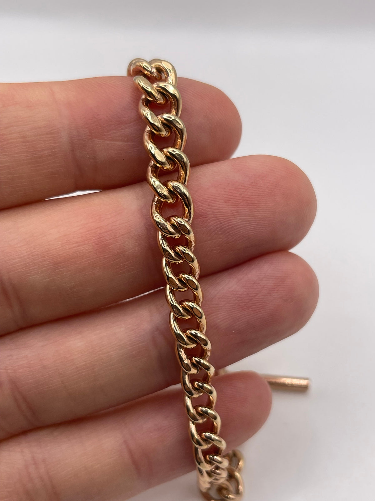 9ct rose gold bracelet
