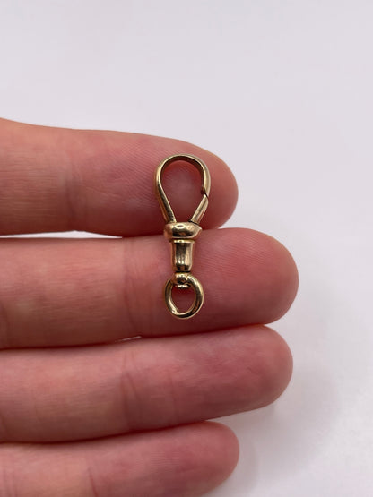 9ct gold dog clip 2