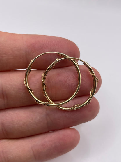 9ct gold earrings