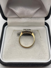 Load image into Gallery viewer, 9ct gold sapphire and diamond ring

