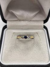 Load image into Gallery viewer, 9ct gold sapphire and diamond ring
