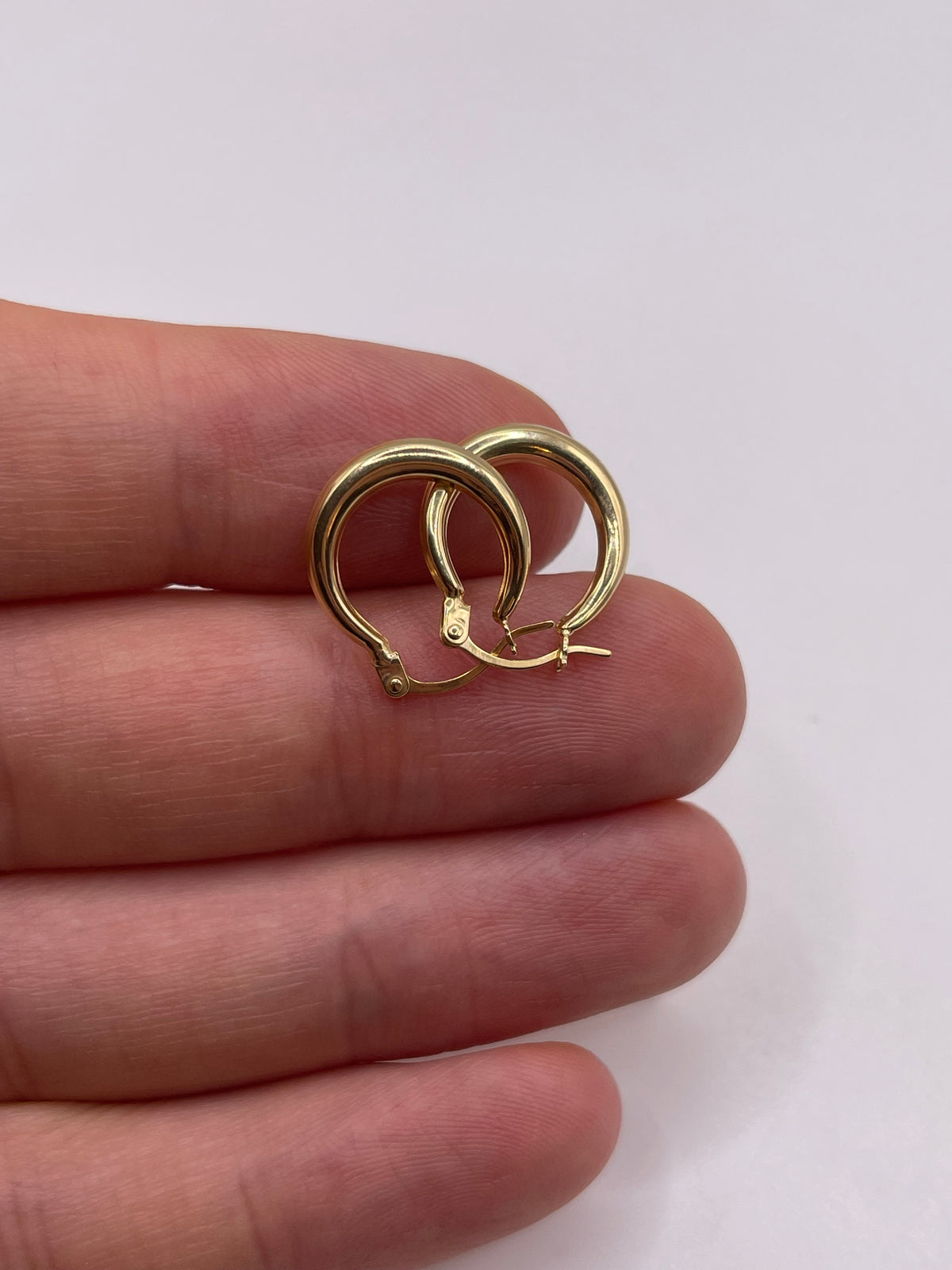 9ct gold Creole earrings