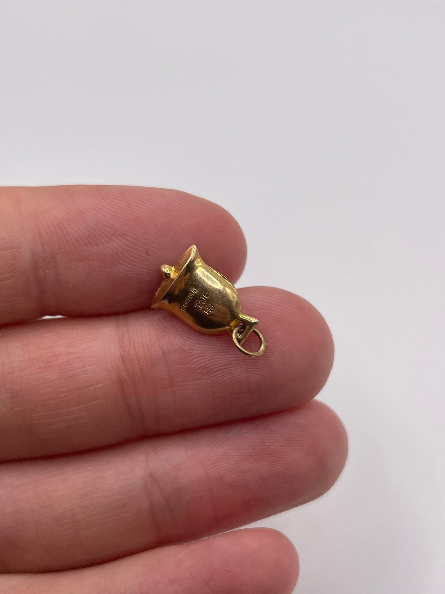 9ct gold bell charm