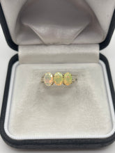 Load image into Gallery viewer, 9ct gold opal and diamond ring
