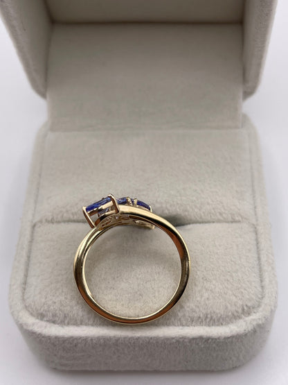 9ct gold tanzanite ring