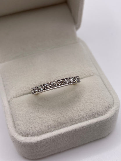 18ct gold platinum diamond ring