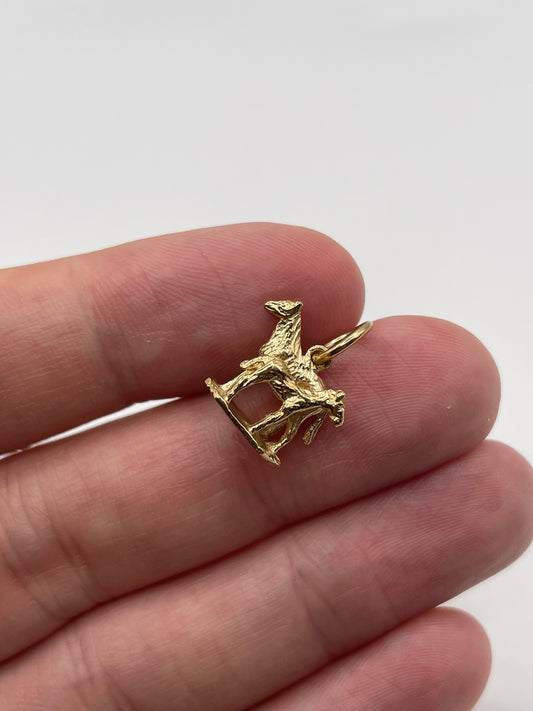 9ct gold horse charm