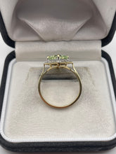 Load image into Gallery viewer, 9ct gold synthetic spinel and diamond ring
