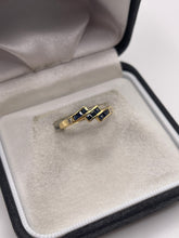 Load image into Gallery viewer, 18ct gold sapphire and diamond ring
