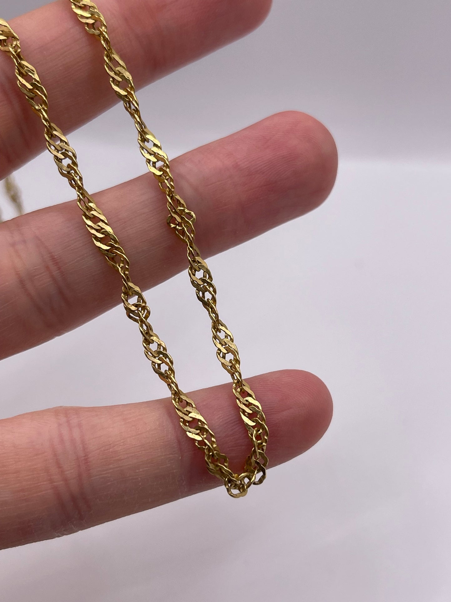 9ct gold chain 129