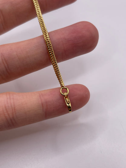 9ct gold sapphire and diamond bracelet