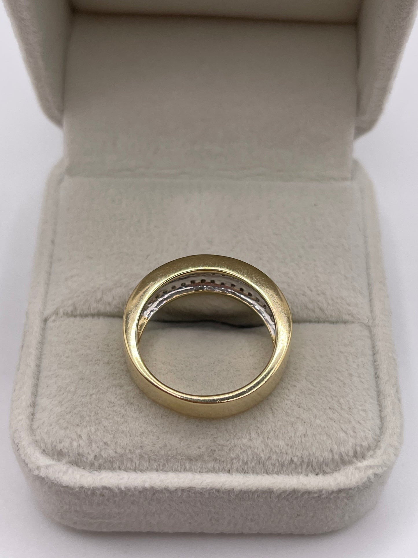 14ct gold diamond cluster ring