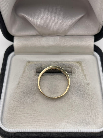 9ct gold 25 point diamond ring