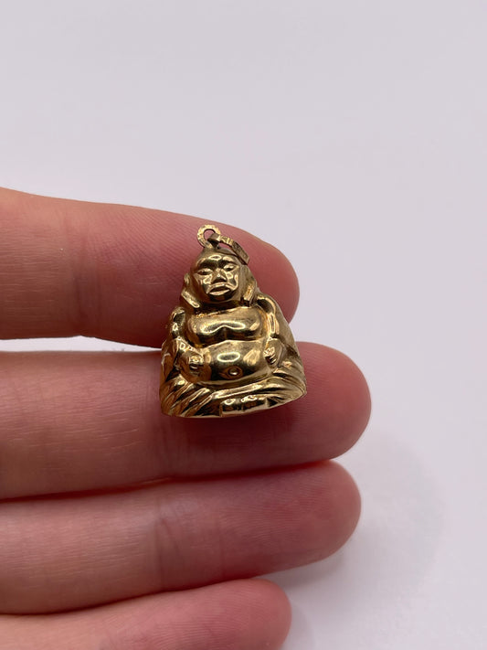 9ct gold Buddha charm