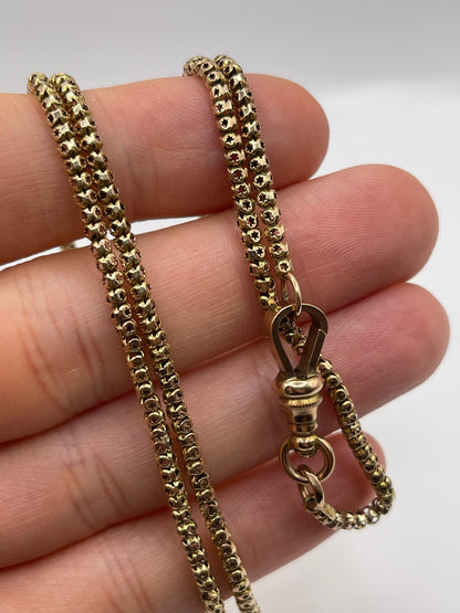 Antique 9ct gold chain 335
