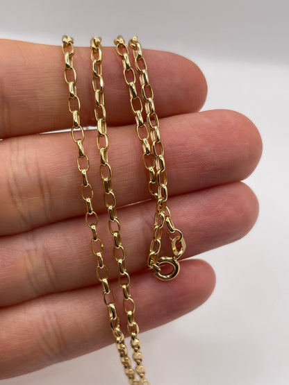 9ct gold chain 521