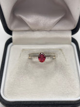 Load image into Gallery viewer, 9ct gold tourmaline and zircon ring
