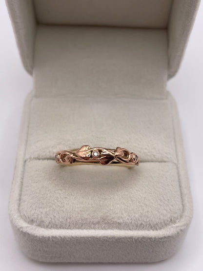 Clogau 9ct gold diamond ring