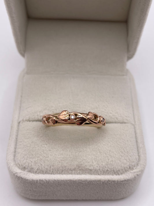 Clogau 9ct gold diamond ring