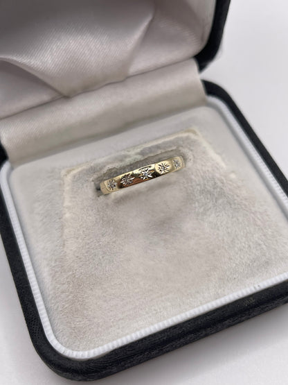 14ct gold diamond ring