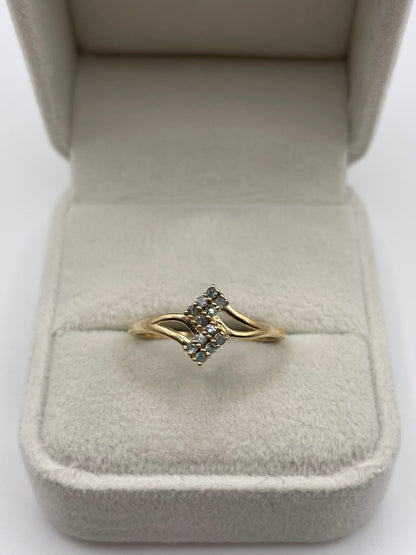 9ct gold alexandrite ring