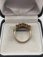 Load image into Gallery viewer, 9ct gold garnet ring
