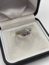 Load image into Gallery viewer, 9ct gold tanzanite and diamond ring
