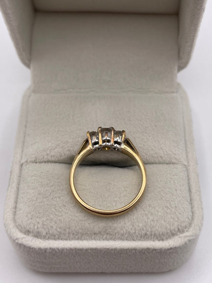 14ct gold diamond ring