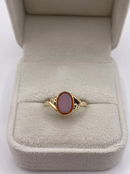 9ct gold sardonyx ring