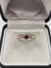Load image into Gallery viewer, 9ct gold tourmaline ring
