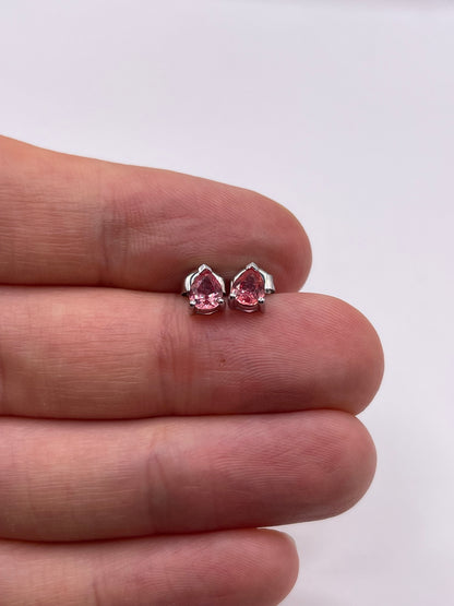 18ct gold sapphire earrings