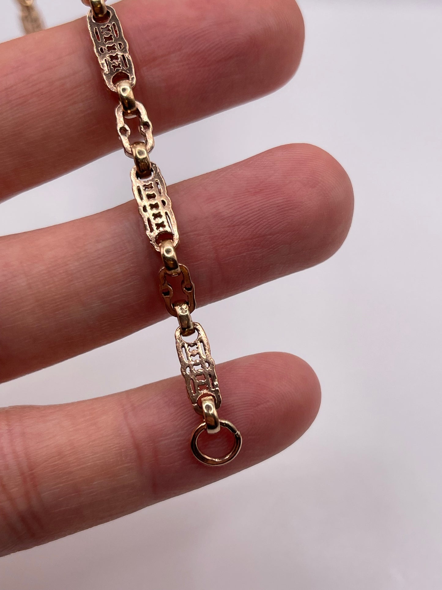 9ct rose gold bracelet