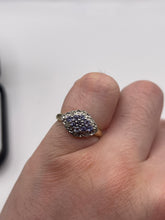 Load image into Gallery viewer, 9ct gold tanzanite and diamond ring
