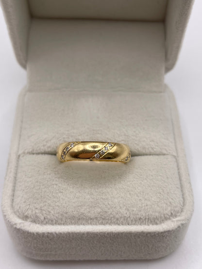 18ct gold diamond ring