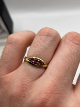 Load image into Gallery viewer, 9ct gold tourmaline ring
