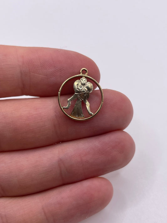 9ct gold zodiac charm