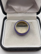 Load image into Gallery viewer, 14ct gold jade ring
