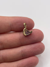 Load image into Gallery viewer, 9ct gold topaz and diamond pendant
