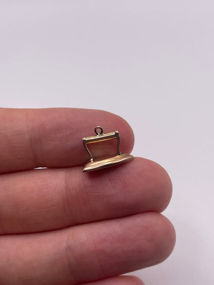 9ct rose gold iron charm