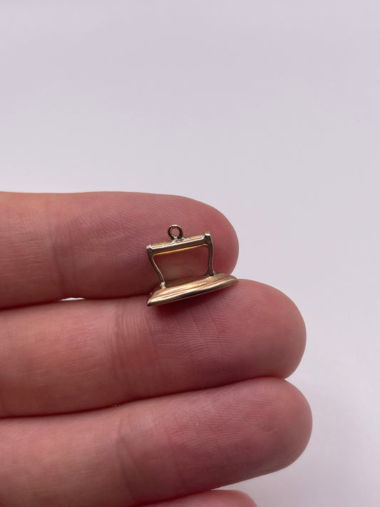 9ct rose gold iron charm
