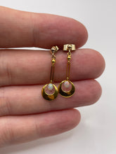 Load image into Gallery viewer, 9ct gold opal earrings
