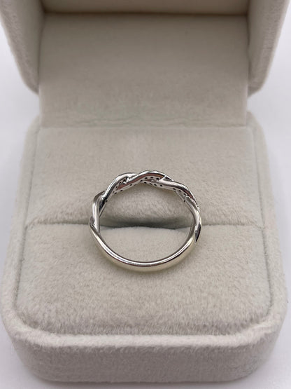 9ct white gold diamond ring