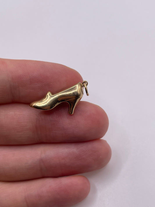 9ct gold shoe charm