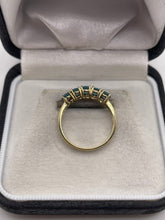 Load image into Gallery viewer, 9ct gold apatite ring
