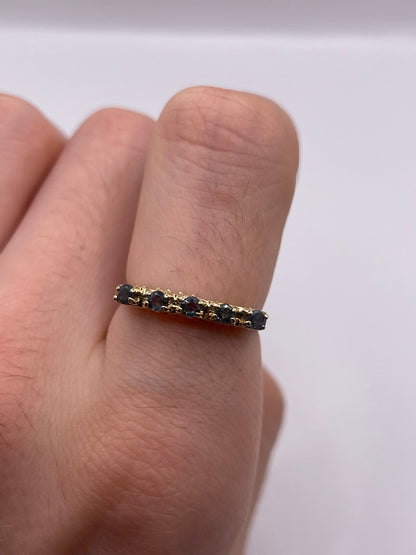 9ct gold alexandrite ring