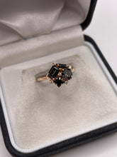 Load image into Gallery viewer, 14ct rose gold spinel and diamond ring
